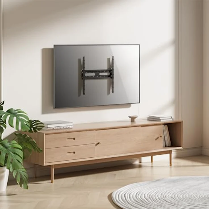 MANHATTAN 462266 Feste Wandhalterung Low-Profile TV 32-55 Zoll Schwarz – Bild 8