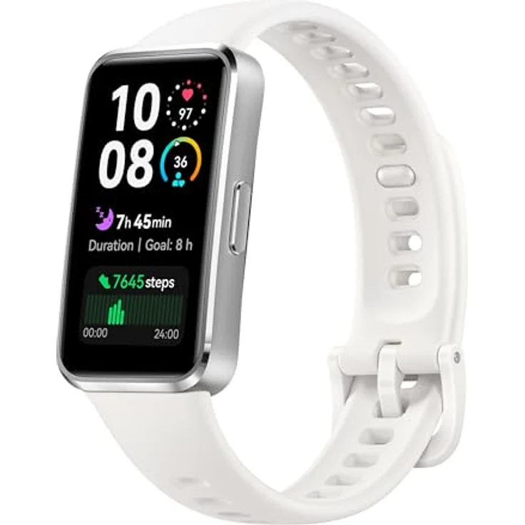 HUAWEI Band 10 Fitnesstracker weiß - AMOLED, Automatische Workout-Erkennung – Bild 2