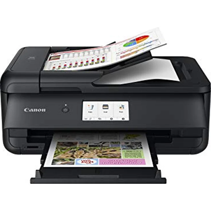 Canon PIXMA TS9550a Farbtintenstrahl Multifunktionsgerät A3 (WLAN, LAN, Print App, 2 Papierzuführungen, Duplexdruck) schwarz - Preisvergleich – Bild 4