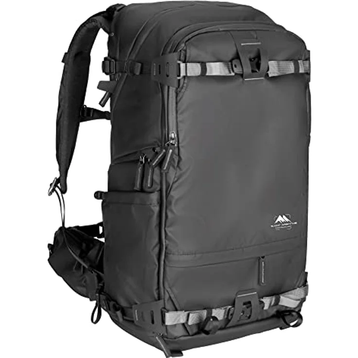 Summit Creative Tenzing Zip Top Backpack 25l, wasserabweisender Fotorucksack mit seitlichem Zugriff und Laptopfach bis 13,3", schwarz – Bild 1