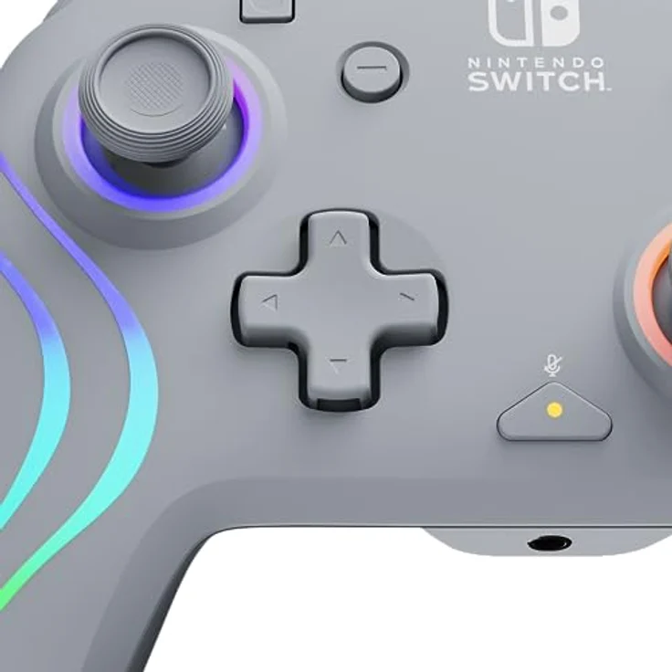 Official Switch Afterglow Wave Wired Controller - Grey – Bild 5