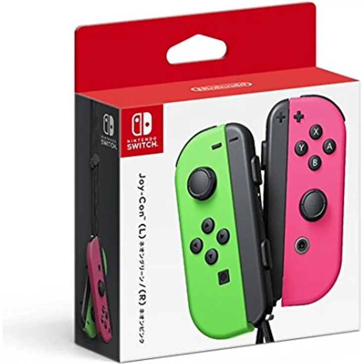 Nintendo Switch Joy-Con Controller Set, Grün, Rosa, Gamepad für Nintendo Switch mit präziser Steuerung und dynamischer Interaktion