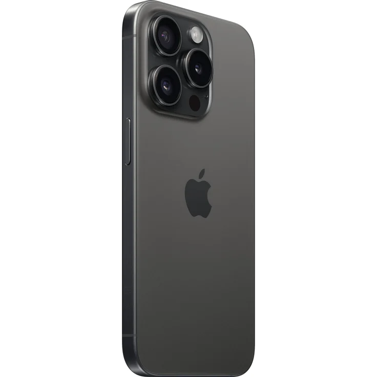 Apple iPhone 15 Pro 5G Smartphone 15,494cm (6,1 Zoll) OLED-Display, 128 GB interner Speicher, iOS 17, Titan Schwarz – Bild 2