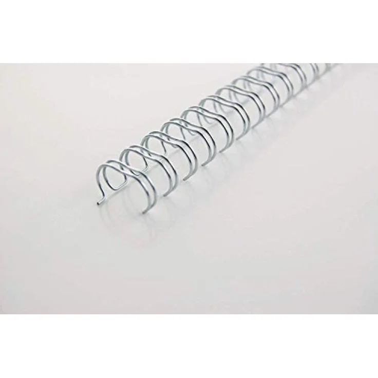 GBC WireBind Drahtbinderücken, Silber, 3:1, 14 mm, für DIN A4, 100 Stück, stabil und manipulationssicher – Bild 2