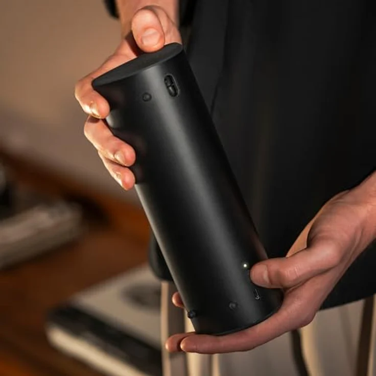 KEF Muo High-Fidelity Bluetooth-Lautsprecher, Midnight Black | Bluetooth 5.4 aptX Adaptive, USB-C, IP67 wasserdicht, 24 Std. Wiedergabezeit – Bild 5