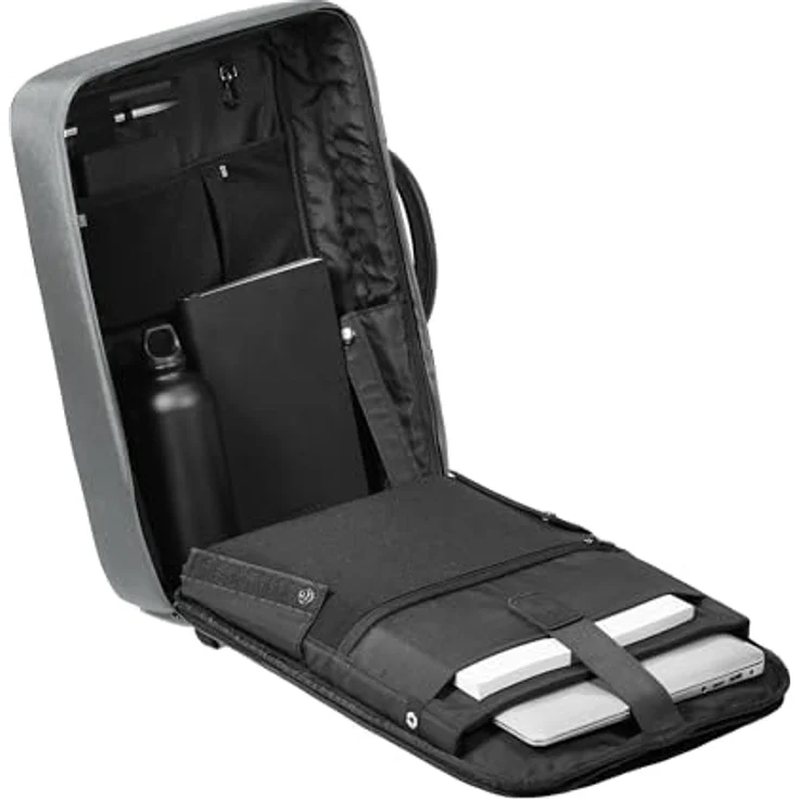 XD Design Bobby Bizz 2.0 - 16" Laptop Backpack, Anti-Diebstahl, umwandelbar zur Aktentasche, aus 33% recyceltem R-PET, RFID-geschützt – Bild 5