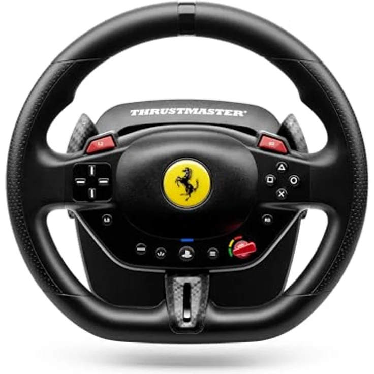 Thrustmaster T98 Ferrari 296 GTB, Rennlenkrad mit Pedalset, 240° Rotationswinkel, für PS5, PS4, PC – Bild 2