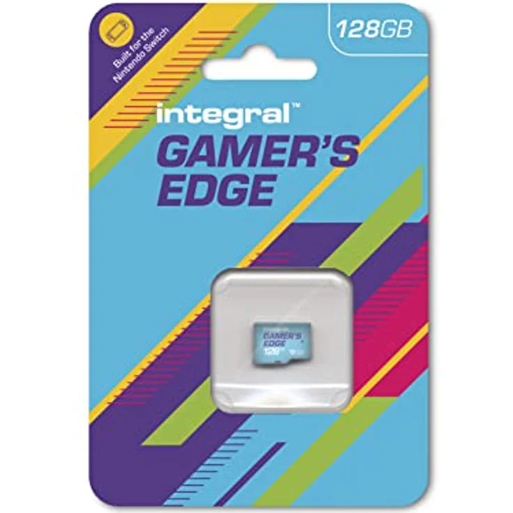 Integral 128GB Gamer's Edge Micro SD Card für die Nintendo Switch - Schnelles Laden & Speichern von Spielen Speichern von Spielen DLC & Daten Entwickelt für Nintendo Switch, Switch Lite & Switch OLED – Bild 1
