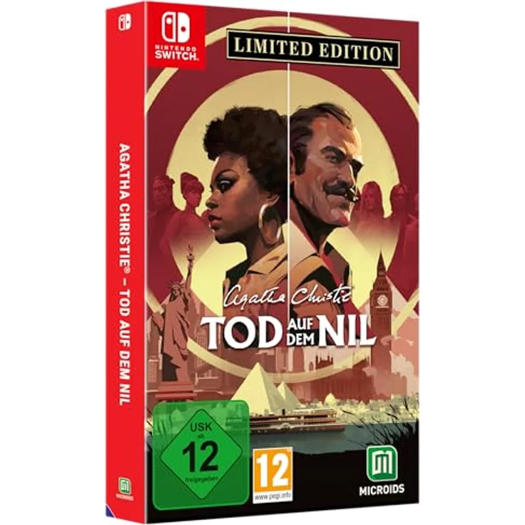 astragon/Microids Agatha Christie - Tod auf dem Nil, Nintendo Switch Spiel mit detektivischem Abenteuer in den 70er Jahren und einzigartigen Handlungssträngen – Bild 1