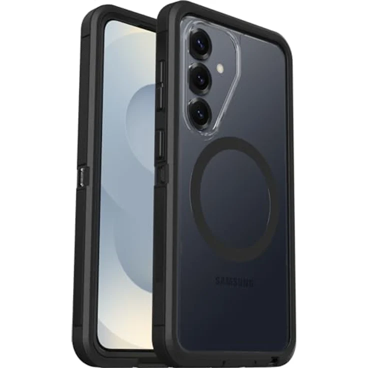 OtterBox Defender Series Pro XT Hülle mit Magneten für Samsung Galaxy S26, stoßfest, ultra-robust, transparent/schwarz – Bild 2