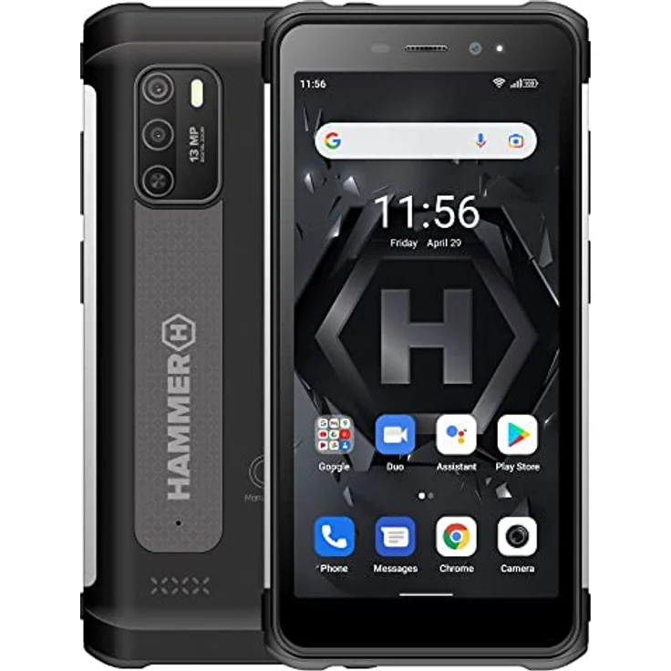 Hammer Iron 4 4G LTE (32 GB, Silber, 5.50", Single SIM, 13 Mpx, 4G), Smartphone, Grau – Bild 1