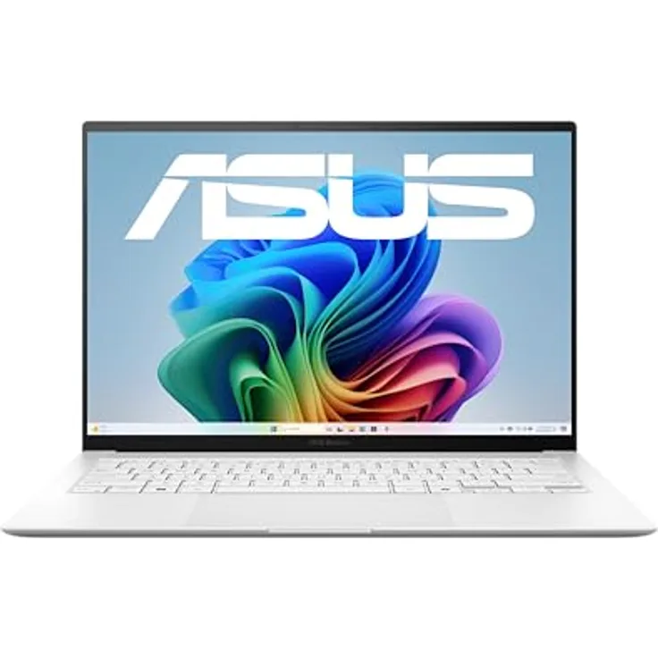ASUS Zenbook S 14 UX5406SA, Laptop mit 14" WQXGA+ 120Hz OLED Display, 32GB RAM, 1TB SSD, Intel Core Ultra 7 258V, Intel Arc, Win11 Home, QWERTZ, Scandinavian White