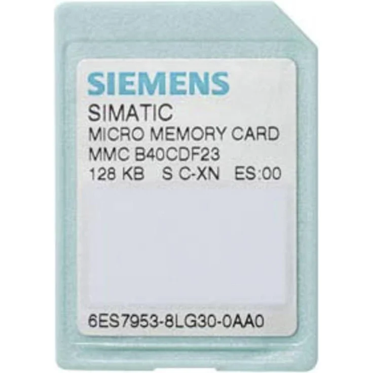 Siemens 6ES7953-8LG31-0AA0, 128 KB MMCmicro Speicherkarte, kratzresistent, grün, für SIMATIC S7-300, C7 und ET 200 Systeme