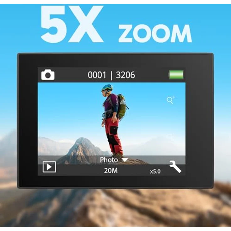 AKASO EK7000 Pro 4k-Action-Cam (4K) inkl. Zubehör-Kit  – Bild 5