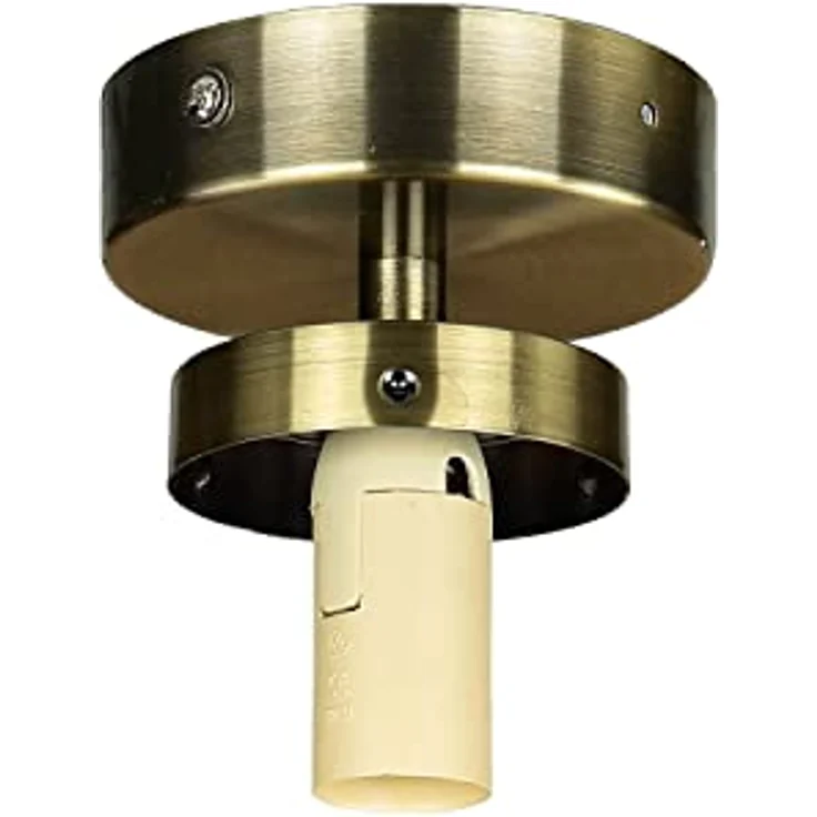Licht-Erlebnisse Deckenleuchte Bad Kugel Metall Glas in Messing 1x G9 wechselbar Badezimmer Flur Innen Deckenlampe zeitlos Beleuchtung kompakt – Bild 5