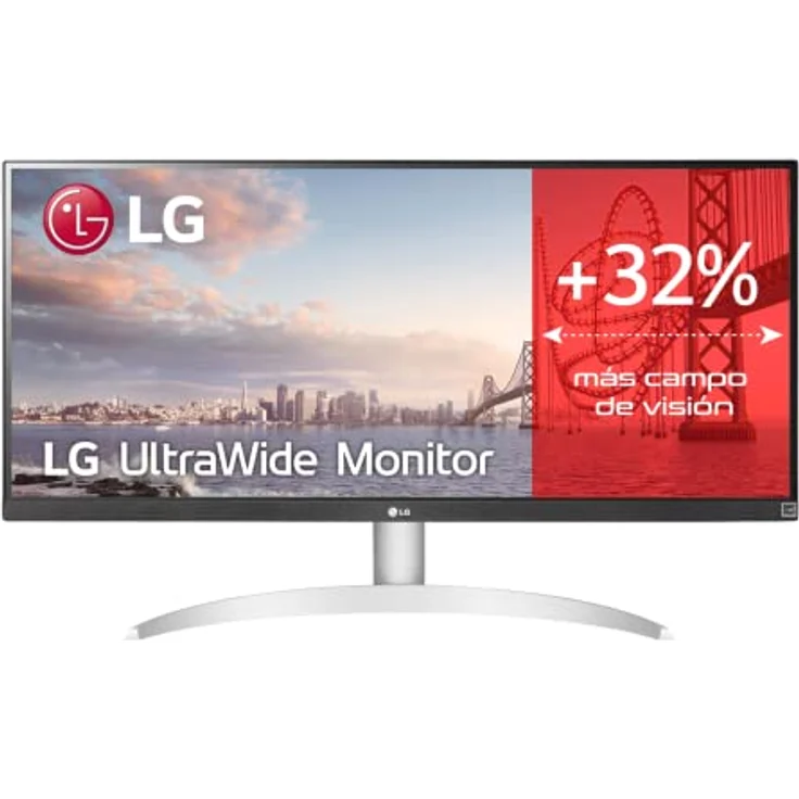 LG UltraWide Monitor 29WQ600-W 29" IPS FHD 2560x1080 21:9 5ms 250cd/m² 100Hz White – Bild 1