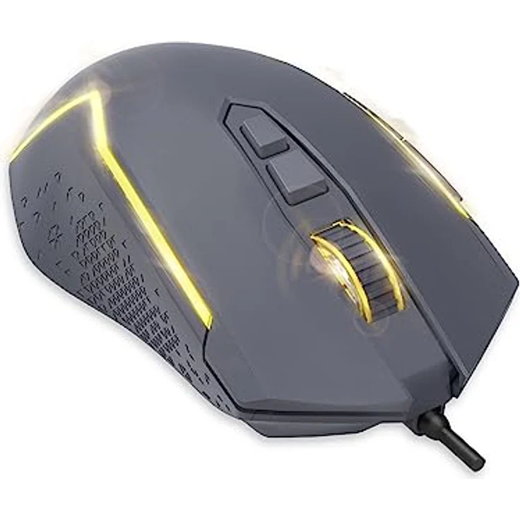 Freaks and Geeks Wizarding World Hogwarts Legacy Pack, Tastatur und Maus mit gelber Hintergrundbeleuchtung, Schwarz (USB, PC), halbmechanisch, 105 Tasten, bis zu 8000 DPI – Bild 5