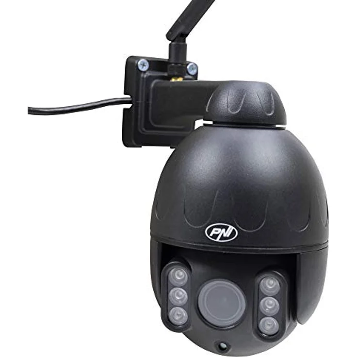 PNI IP655B, IP Full HD Überwachungskamera mit Nachtsicht bis 50 m, 5-facher optischer Zoom, schwarz – Bild 2