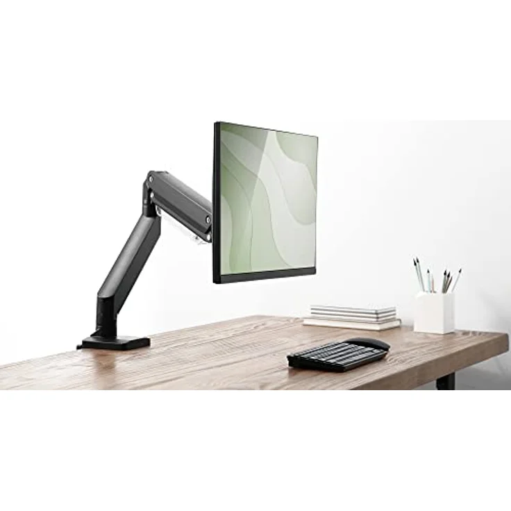 DIGITUS Single Gasdruckfeder Monitor Tisch-Halterung 35", 15 kg max. schwarz, DA-90426 – Bild 2