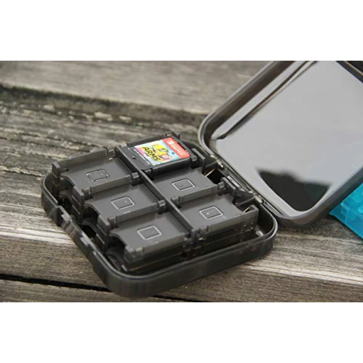 AmazonBasics - Aufbewahrungsbox für Spiele der Nintendo Switch - Schwarz – Bild 5