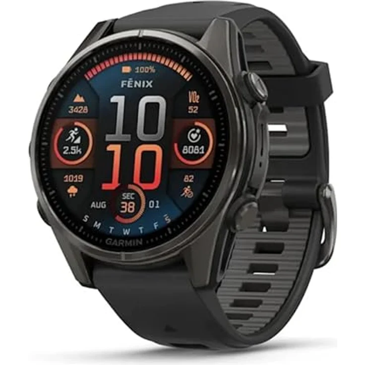 Garmin Fenix 8 Smartwatch, AMOLED 43mm, Multisport-GPS, robustes Design – Bild 5