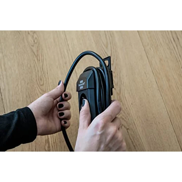 Brennenstuhl Premium-Line, Steckdosenleiste 10-fach (Steckerleiste mit Schalter und 3m Kabel, Mehrfachsteckdose mit 45° Winkel der Schutzkontakt-Steckdosen, Made in Germany) schwarz – Bild 6