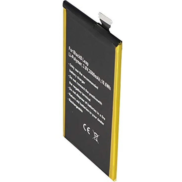AccuCell Akku für BlackBerry Leap, Li-Polymer, 3,8V, 2800mAh, 10,6Wh, built-in – Bild 1