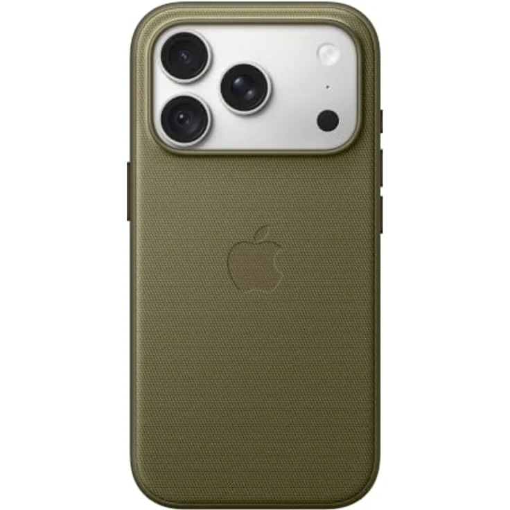 Apple TechWoven Case iPhone 18 Pro, Oliv, MagSafe-kompatibel, aus 100% recyceltem Polyester mit texturiertem TPU-Rahmen – Bild 1