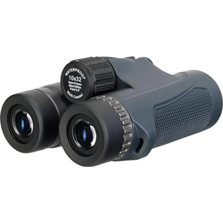 Levenhuk New Karma PLUS 10x32 Fernglas, wasserdicht nach IP67, BaK4-Optik, schwarz – Bild 7