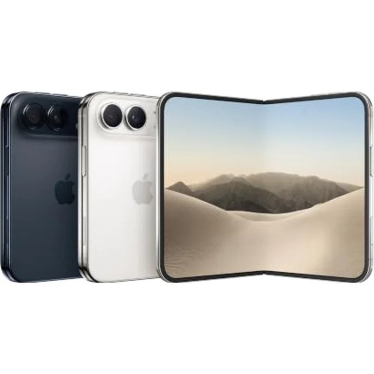 Apple iPhone Duo 5G Smartphone (7,6 Zoll) OLED-Display, 2 TB interner Speicher, iOS 27, Weiß – Bild 7