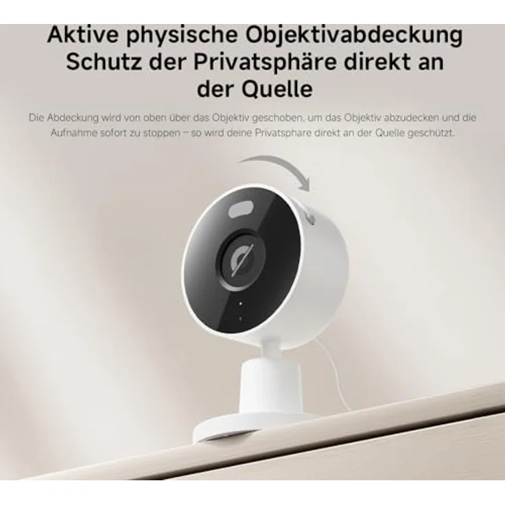 Xiaomi Smart-Kamera C100 2K EU BHR07OGL, Netzwerkkamera mit 3-Megapixel Auflösung, WLAN, Nachtsicht und Zwei-Wege-Audio, Weiss – Bild 14