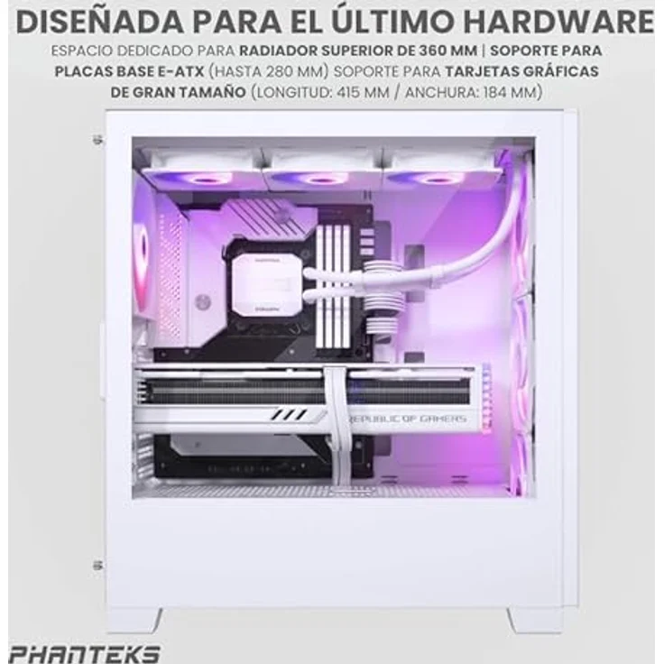 Phanteks XT Pro Ultra Tempered Glass Windows, D-RGB - weiß – Bild 4