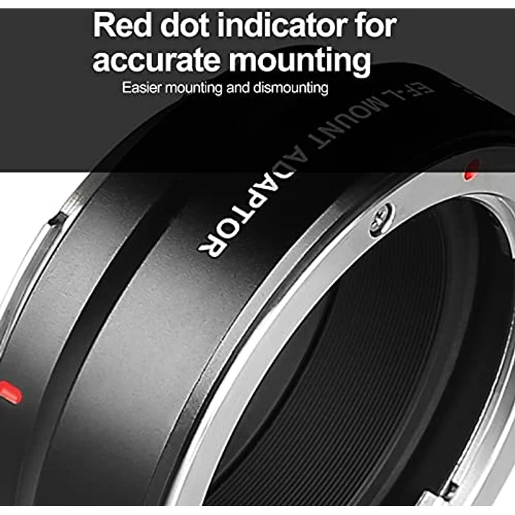 Meike Metal Lens Adapter EF-L Mount Converter for Canon EF Lens to L-Mount Cameras – Bild 4