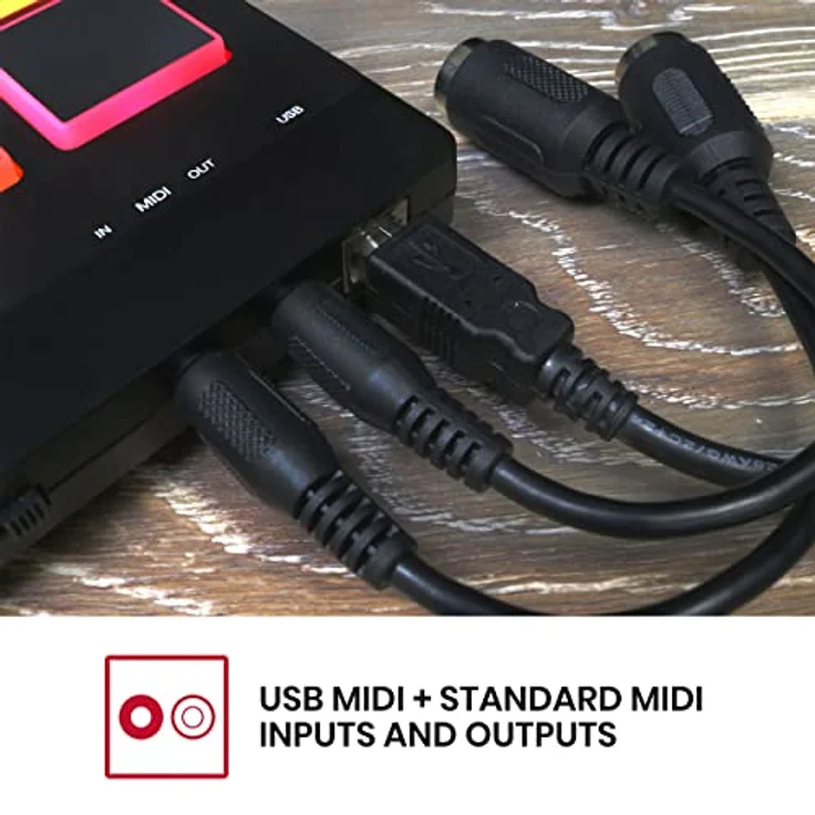 AKAI Professional MPX8 - Portabler Sample Pad Controller mit 8 Performance Ready Pads & On Board SD Kartenslot – Bild 5