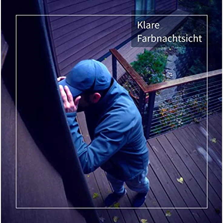 Arlo Pro 4 Spotlight VMC4050B WLAN Überwachungskamera, Kabellos, Innen / Aussen, 2K, Farbnachtsicht, Bewegungsmelder, 6 Monate Akku, 2-Wege Audio, direkte WLAN Verbindung, kein Hub benötigt, Schwarz – Bild 5