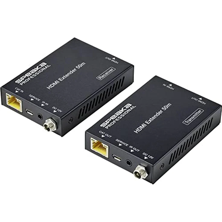 SpeaKa Professional SP-HDE-310 HDMI® HDMI Extender über Netzwerkkabel RJ45 50 m – Bild 2