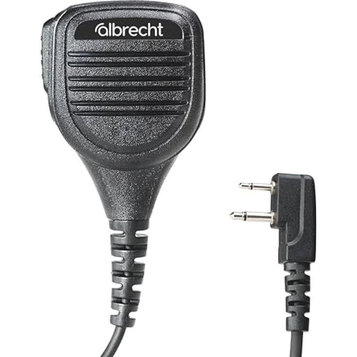 Albrecht SM 600 Lautsprecher-Mikrofon, 41755, L-Stecker mit 3,5mm Anschluss für externen Ohrhörer – Bild 2