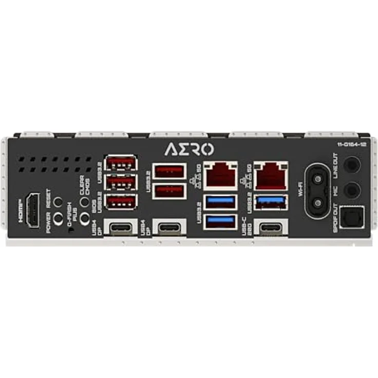 GIGABYTE X870E AERO X3D DARK WOOD Mainboard – ATX, unterstützt AMD Ryzen 9000 CPUs, digitales 16+2+2-Phasen-VRM, bis zu 9000 Hz DDR5 (OC), 2× PCIe 5.0, Wi-Fi 7, 5-GbE-LAN, USB 4 – Bild 6