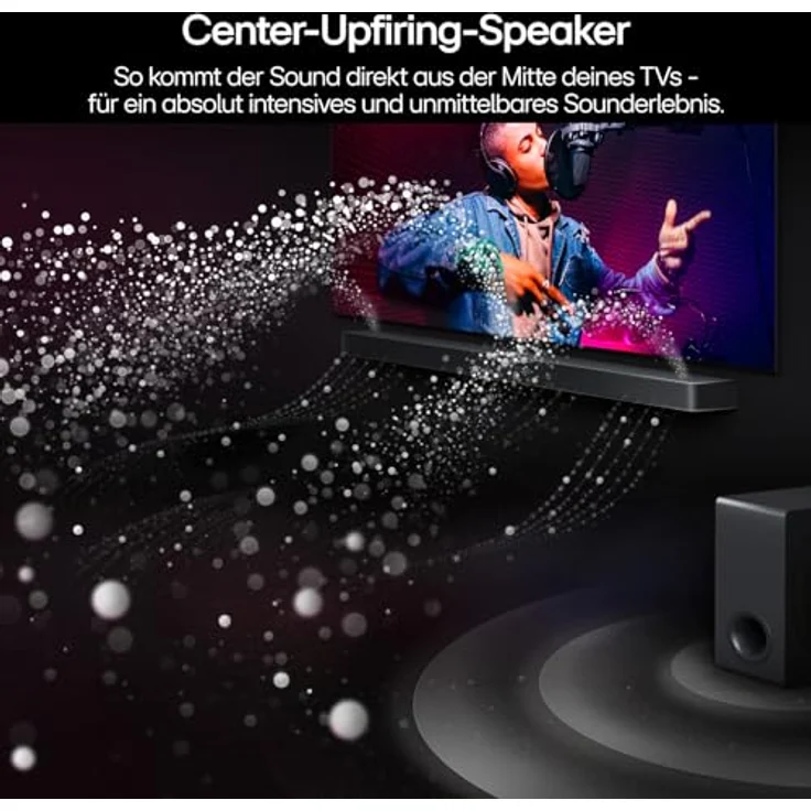 LG DS80TR 5.1.3 Soundbar mit Dolby Atmos, 580 W, Schwarz – Bild 5