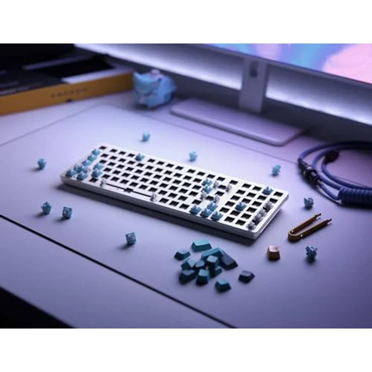 Glorious Gaming GMMK 2 Full Size (96%) Barebones (Frame Only) – Mechanisches Gaming-Tastaturgrundgerüst, Aluminium, RGB, International/ISO Layout - Weiß - Preisvergleich – Bild 4