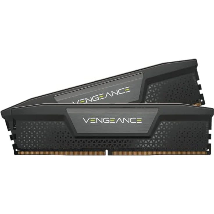 CORSAIR Vengeance DDR5 RAM 32GB (2x16GB) 6000MHz CL30 AMD Expo iCUE Kompatibler Computerspeicher - Grau (CMK32GX5M2B6000Z30) – Bild 1