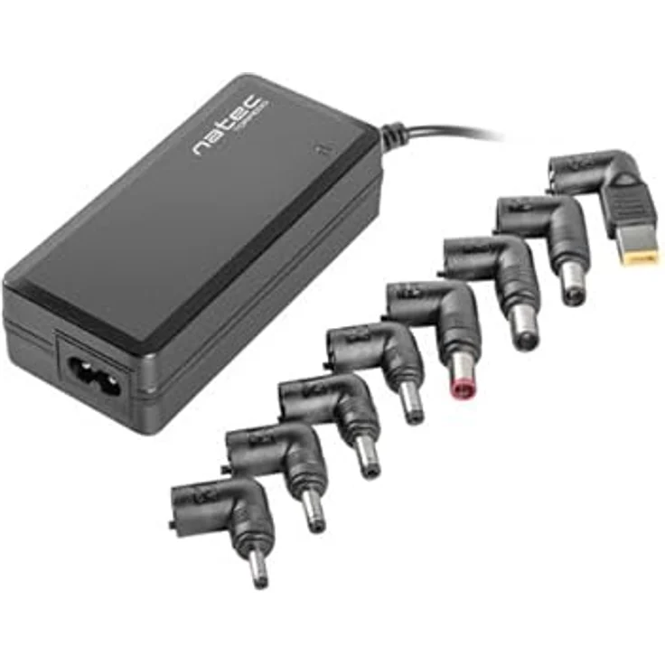 Genesis Torpedo UNI-70, 65 W Notebook Netzteil mit 8 austauschbaren Spitzen, schwarz – Bild 5
