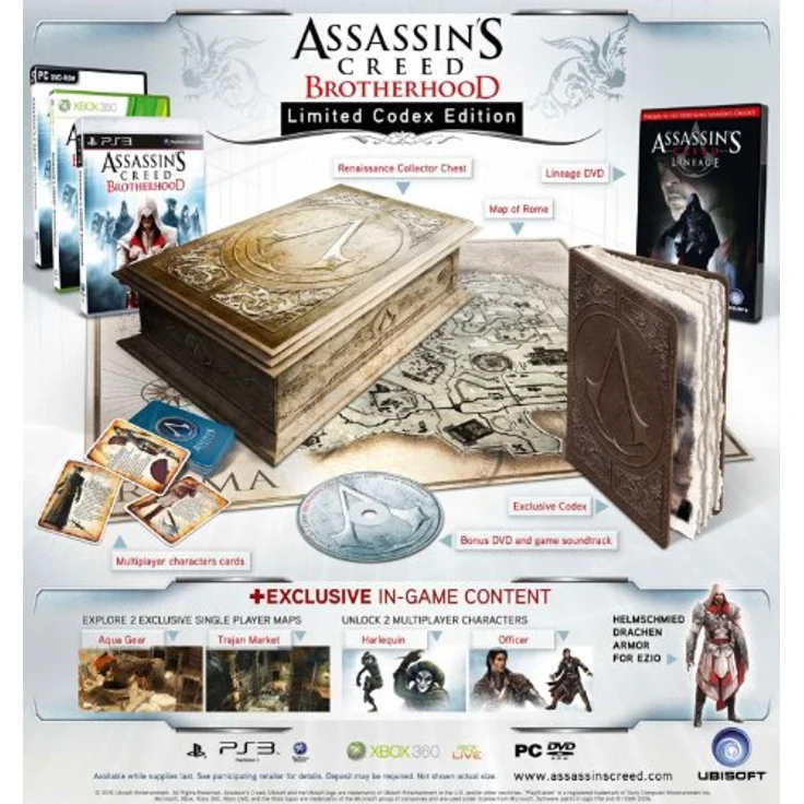 Assassins Creed - Brotherhood (Limited Codex-Edition) (Xbox 360) - Preisvergleich – Bild 2