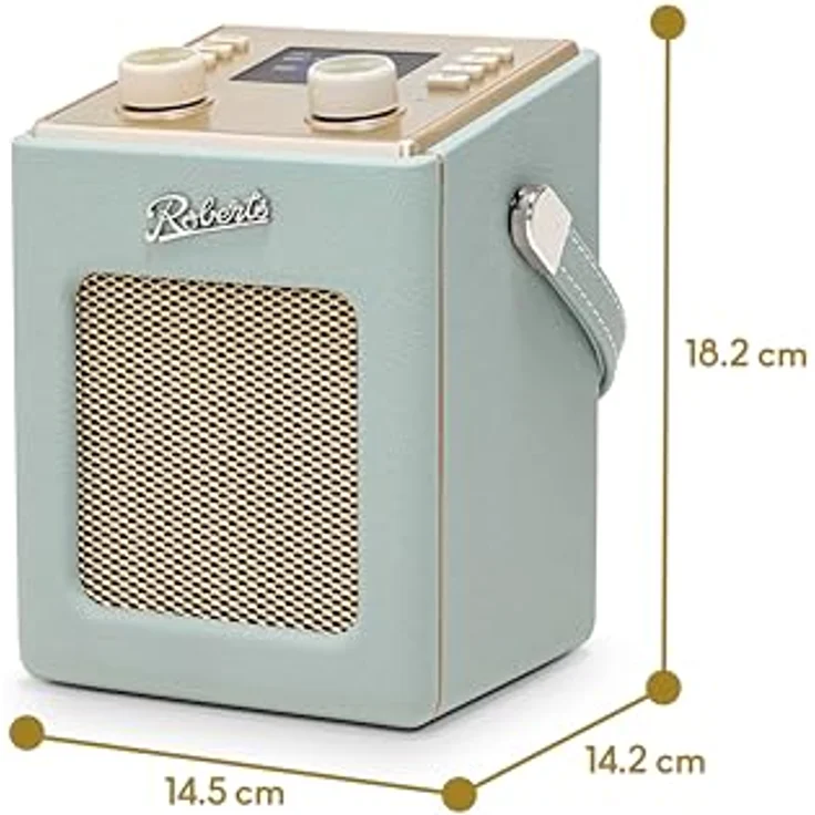 Roberts Revival Mini 2 DAB+ Radio, tragbares DAB+/DAB/FM Radio mit Bluetooth-Funktion, blau – Bild 6