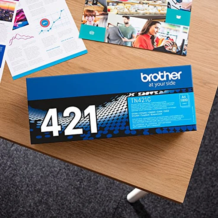 Brother Original Tonerkassette TN-421C cyan (für Brother HL-L8260CDW, HL-L8360CDW, DCP-L8410CDW, MFC-L8690CDW, MFC-L8900CDW) – Bild 10