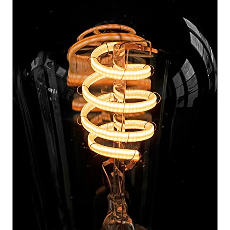 Hombli Smarte Glühbirne ST64 | Dimmbares Warmweißes Licht, 1800-2700K | 5.5W Filament, 300 Lumen | Sprachsteuerung mit App-Funktion, Kompatibel mit Google, Alexa & Siri – Bild 4