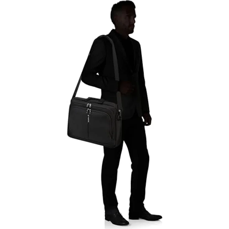 Samsonite GUARDIT 3.0 Aktentasche, Laptop-Tasche für Geräte bis 17,3 Zoll, aus recyceltem PET Polyester, schwarz – Bild 7