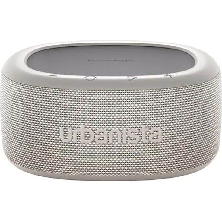Urbanista Malibu Kabelloser Bluetooth-Lautsprecher, solarbetriebener Lautsprecher mit endloser Wiedergabe, tragbarer Lautsprecher, wasserdicht IPX67, Tastensteuerung, Bluetooth 5.2 Dual Pairing…