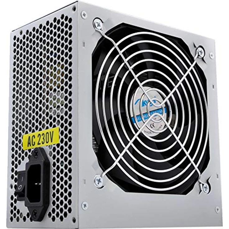 Akyga AK-B1-700, 700W ATX Netzteil mit 5 SATA- und 2 PCI-E Schnittstellen, grau – Bild 3