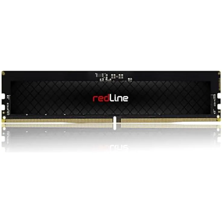 Mushkin DDR5 32GB PC 5600 CL46 1,1V Redline UDIMM, Arbeitsspeicher mit Lumina™ RGB-Kühler, Rot